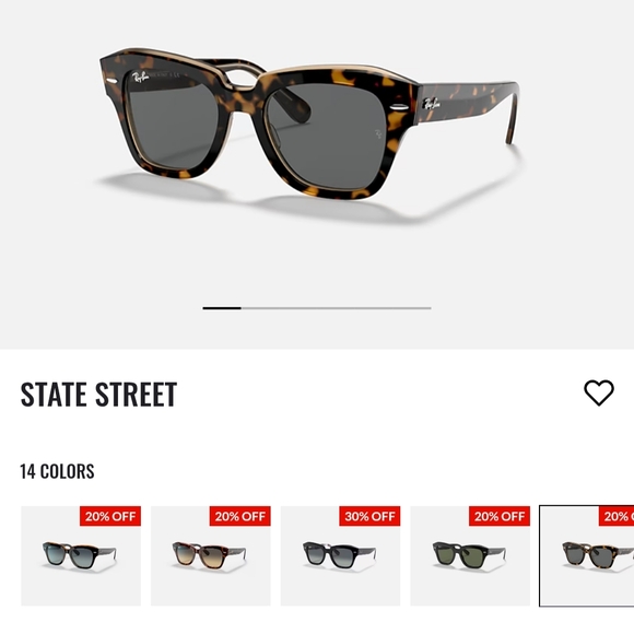 Ray-Ban Tortoise Sunglasses - Picture 1 of 5